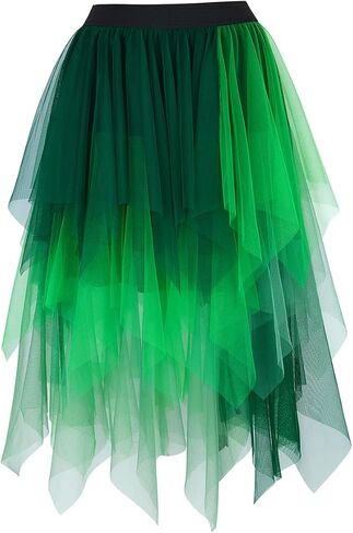Kranchungel Pirate Skirt Women Costume: Renaissance Faire Tulle Skirt - Corset Dress Halloween Costumes for Women Aged 20-30 in Saudi Arabia