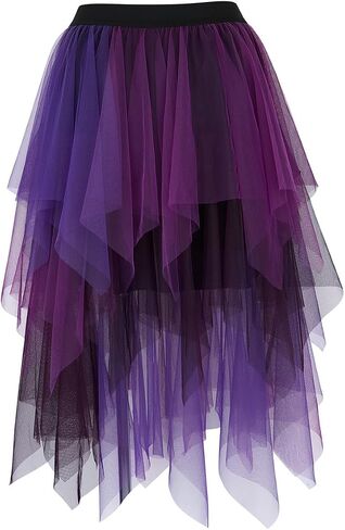 Kranchungel Pirate Skirt Women Costume: Renaissance Faire Tulle Skirt - Corset Dress Halloween Costumes for Women Aged 20-30 in Saudi Arabia