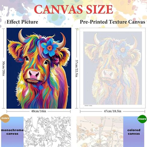 ajepon Cat Paint by Numbers Kit, Painting by Number Kits for Adults Cat, Bookshelf Adults Paint by Numbers Kits on Canvas Without Frame Oil Painting for Home Wall Decor 16X16inch in Saudi Arabia
