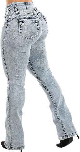 Moda Xpress Women's Lutting High Chercut Bootcut Jeans - بنطلون جينز مريح ومريح في نمط المبتدئين in Saudi Arabia