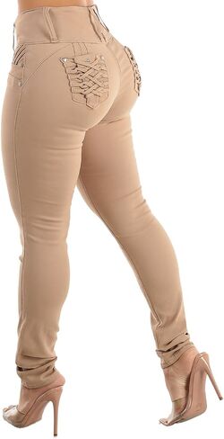 Butt Lifting Jeans for Women - High Waisted Skinny Levanta Cola Stretch Jeans in Kuwait