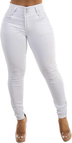 Butt Lifting Jeans for Women - High Waisted Skinny Levanta Cola Stretch Jeans in Kuwait