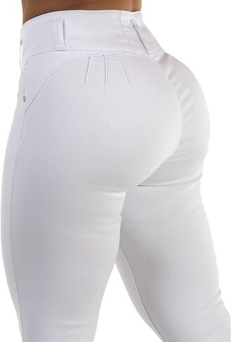 Butt Lifting Jeans for Women - High Waisted Skinny Levanta Cola Stretch Jeans in Kuwait