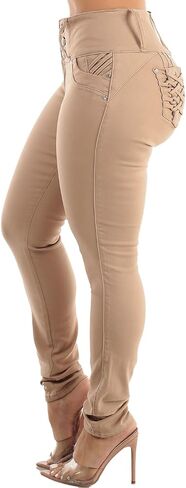 Butt Lifting Jeans for Women - High Waisted Skinny Levanta Cola Stretch Jeans in Kuwait