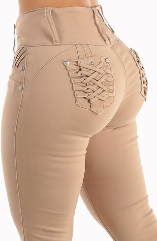 Butt Lifting Jeans for Women - High Waisted Skinny Levanta Cola Stretch Jeans in Kuwait