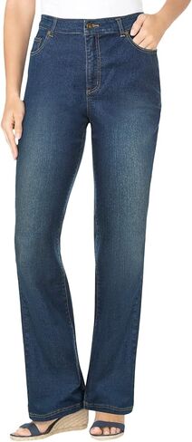 Woman Within Plus Size Stretch Denim Five-Pocket Bootcut Jeans in Saudi Arabia