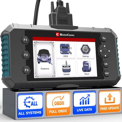 (Full Upgraded IF745)eTouch770 Automotive Scan Tool, All System Scanner for Cars with 6 Service Resets, ABS Bleeding/EPB/SAS/BMS/Oil Reset/Throttle Relearn diagnostic tool, 7" touchscreen OBD2 scanner in Saudi Arabia