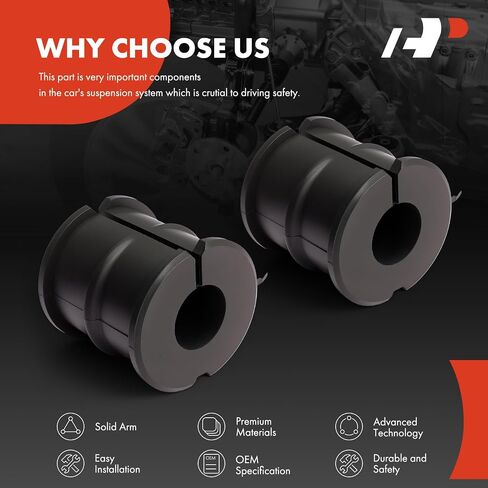 A-Premium 2 x Front To Frame Sway Bar Bushing Kit, Compatible with Dodge Charger 2006-2010, Challenger 2008-2009, Magnum 2005-2008 & Chrysler 300 2005-2014 in Saudi Arabia