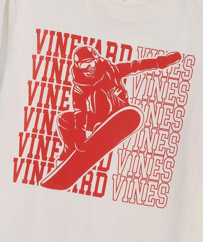 vineyard vines Boys' Stacked Snowboarder Long-Sleeve Tee in Saudi Arabia