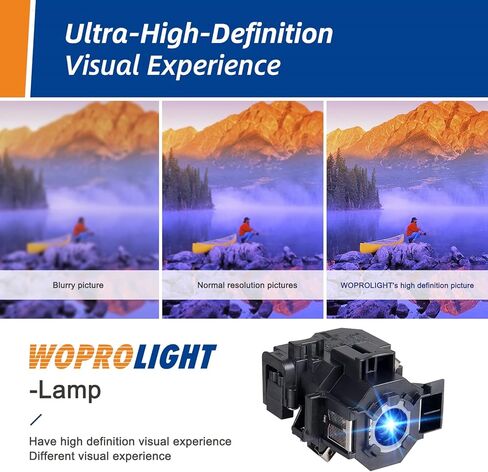 Sklamp ELP67 / V13H010L67 Replacement Projector Lamp with Housing for Epson PowerLite 1221 1261W EB-S02 EB-S11 EB-S12 EB-X11 EB-X12 MG-850HD H533A Projectors in Kuwait