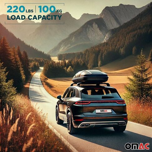 OMAC Premium Roof Rack Cross Bars Compatible with Porsche Macan 2015-2025 Aluminium Car Roof Racks, Rooftop Cargo Bars for Ski Luggage Rack Kayak Bike Canoe Snowboard CrossBars 220LB Capacity in Saudi Arabia