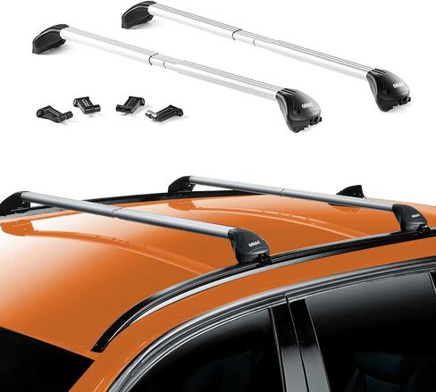 OMAC Roof Rack Cross Bars for Land Rover Discovery Sport 2015-2025 Alu Black 2 Pcs in Saudi Arabia
