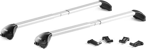 OMAC Roof Rack Cross Bars for Land Rover Discovery Sport 2015-2025 Alu Black 2 Pcs in Saudi Arabia