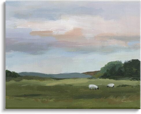 Stupell Industries Sheep in Country Field Canvas Wall Art by Pamela Munger in Saudi Arabia