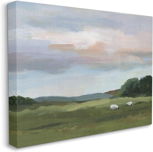 Stupell Industries Sheep in Country Field Canvas Wall Art by Pamela Munger in Saudi Arabia