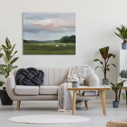 Stupell Industries Sheep in Country Field Canvas Wall Art by Pamela Munger in Saudi Arabia