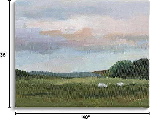 Stupell Industries Sheep in Country Field Canvas Wall Art by Pamela Munger in Saudi Arabia
