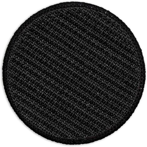 Retro Red and Black Spartan Helmet Silhouette 2012 Patrol Patch - 2" Round (Hook-Fastener) in Saudi Arabia