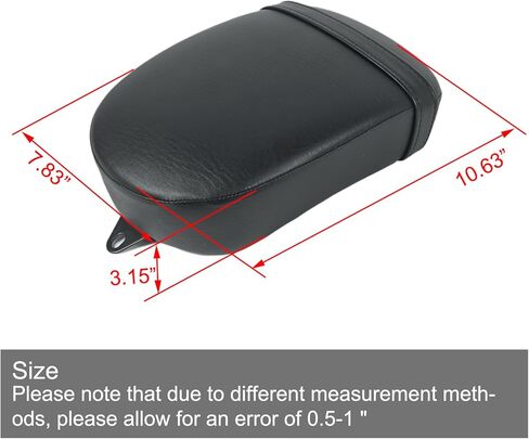 Black Rear Seat Kit for Rebel CMX300 CMX500 (2017-2025) - Thick Comfort Passenger Seat, Premium Synthetic Leather, Easy Install - Motorcycle Accessories for Rebel 500 & 300 in Kuwait