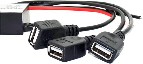 1pcs Converter 12V 24V to 5V 6A 30W Car Power Converters Triple USB Output Power Adapter in Saudi Arabia