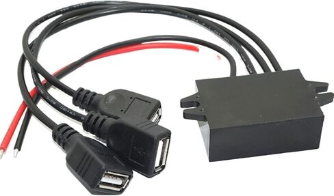 1pcs Converter 12V 24V to 5V 6A 30W Car Power Converters Triple USB Output Power Adapter in Saudi Arabia