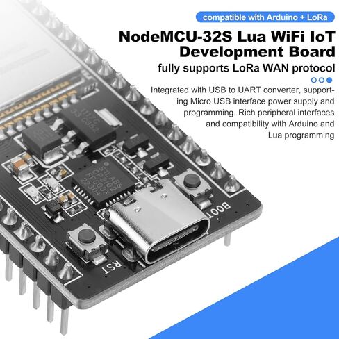5PCS D1 Mini ESP32 ESP-WROOM-32 WLAN WiFi + Bluetooth IoT Development Board Kit Dual Cores CPU Module USB Interface Compatible with Arduino IDE NodeMCU in Kuwait