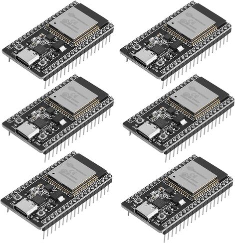 5PCS D1 Mini ESP32 ESP-WROOM-32 WLAN WiFi + Bluetooth IoT Development Board Kit Dual Cores CPU Module USB Interface Compatible with Arduino IDE NodeMCU in Kuwait