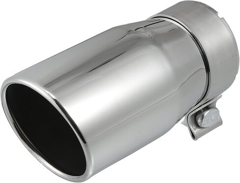 Car Exhaust Tip Tail Pipe Compatible for Toyota Tacoma 2005-2023, Anti-Corrosion 2.8'' Inlet 6.9'' Length Silver Tone Exhaust Rear Muffler Tip in Saudi Arabia