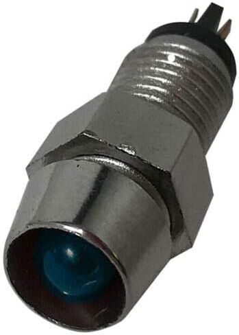 Sherco -Auto Universal 12V Blue LED LED LED DASH PLAY PILOT LIGHT - Chrome - 5 Pack in Saudi Arabia