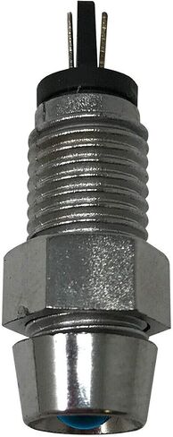 Sherco -Auto Universal 12V Blue LED LED LED DASH PLAY PILOT LIGHT - Chrome - 5 Pack in Saudi Arabia