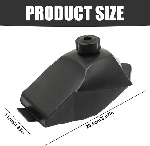 Black Plastic Gas Petrol Fuel Tank, 2 Stroke Fuel Tank, Suitable for 47cc 49cc Chinese Mini Moto Quad 4 Wheeler Dirt Bike Minimoto Kids ATV in Saudi Arabia