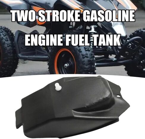 Black Plastic Gas Petrol Fuel Tank, 2 Stroke Fuel Tank, Suitable for 47cc 49cc Chinese Mini Moto Quad 4 Wheeler Dirt Bike Minimoto Kids ATV in Saudi Arabia
