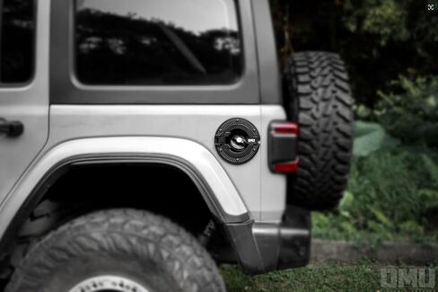 OMU Genesis Series Aluminum Transparent Space Capsule Gas Tank Cover Compatible with Jeep Wrangler JL in Saudi Arabia