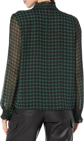 Karl Lagerfeld Women's Houndstooth Blouse in Saudi Arabia
