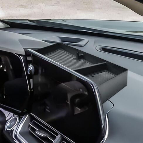 صينية تخزين DASH متوافقة مع Chevy Trax 2024 2025 منظم لوحة معلومات Center Center Center Center لـ TRAX (LT/ 2RS/ ACTIVE) خلف حامل شاشة العرض 11 بوصة مثبتة in Saudi Arabia