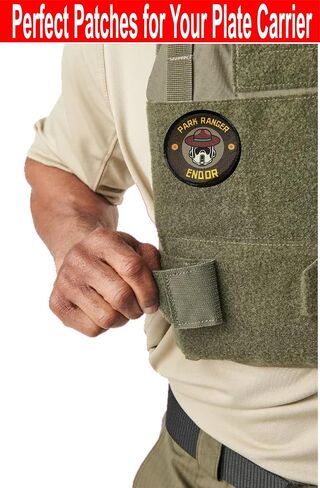 Star Warz Endor Scout Trooper Park Ranger Patch Funny Funder | بقع النجوم وارز بواسطة Redheheadtshirts | تصحيح الروح المعنوية مضحك Scout Trooper Patch in Saudi Arabia