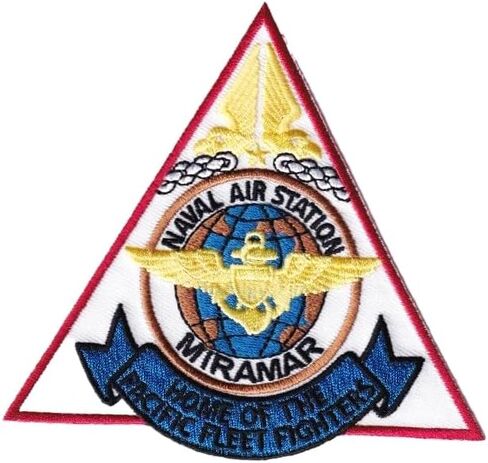 NAS Miramar Topgun Patch - دعم البلاستيك/الخياطة على in Saudi Arabia