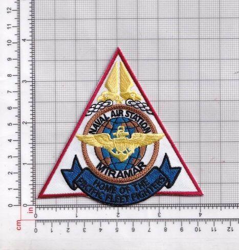 NAS Miramar Topgun Patch - دعم البلاستيك/الخياطة على in Saudi Arabia