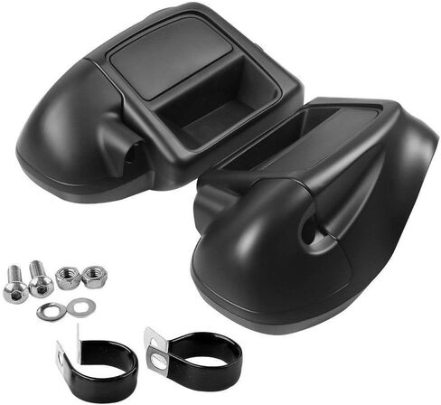 Matte Black Lower Vented Fairings (ABS Plastic) (2) for CVO 2014-2021 for CVO 2018-2022 for CVO Tri Glide 2020-2022 for Electra Glide 2014-2022 for Electra Glide Low in Saudi Arabia