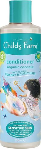 Childs Farm, Coco-Nourish Shampoo contains natural corn and coconut cleansers to gently clean and nourish hair leaving curls defined, 8.4 Fl Oz in Kuwait