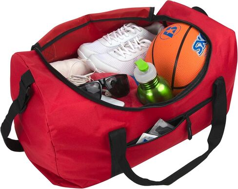 (24 Pack) Bulk Duffle Bags Wholesale for Homeless Adult Men, Women, Travel, and Sports Teams (Assorted Colors Pack) in Saudi Arabia