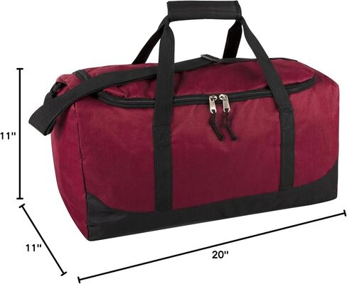 (24 Pack) Bulk Duffle Bags Wholesale for Homeless Adult Men, Women, Travel, and Sports Teams (Assorted Colors Pack) in Saudi Arabia