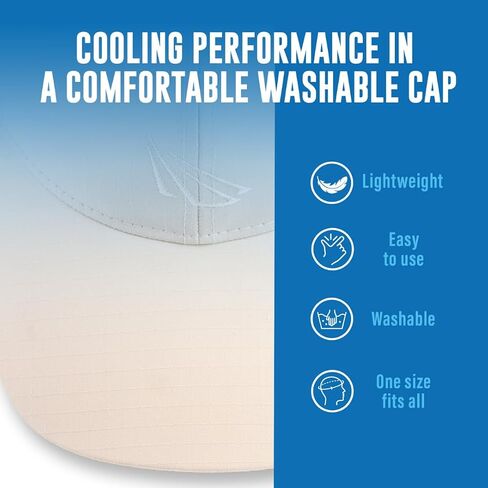 POWERCAP ICE Baseball Hat – Instant Cooling with Reusable Ice Packs UPF 50 UV Sun Protection for Hot Weather - PCIC-1026 in Kuwait