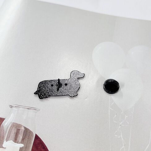 Hot Dog Dachshund Brooch Enamel Pin for Women Girls Funny Cute Animal Lapel Pins Cartoon Novelty Fastfood Badge Creative Food Brooches Backpack Clothes Hat Jacket Decoration Friendship Gift in Saudi Arabia