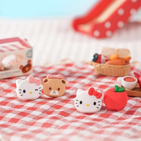 Cute Silicone Joystick Thumb Grip Caps,Joy Con Cover Compatible with Nintendo Switch/OLED/Switch Lite,4PCS - Cat in Kuwait