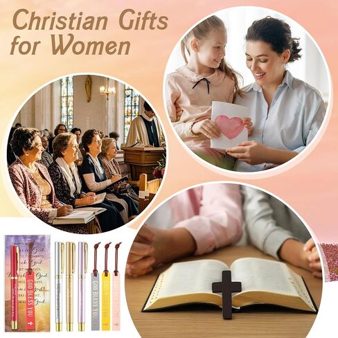 40 Set Father's Day Church Gifts Bulk Included Bible Verse Pens God Bless You Bookmarks Christian Religious Cards with Bags for Men Father's Birthday Sunday School Gift (Father's Day) in Saudi Arabia
