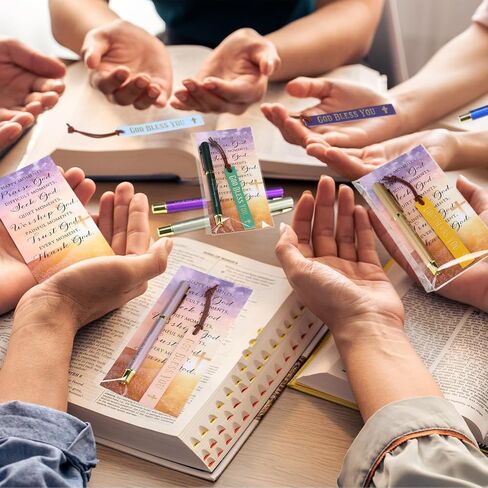 40 Set Father's Day Church Gifts Bulk Included Bible Verse Pens God Bless You Bookmarks Christian Religious Cards with Bags for Men Father's Birthday Sunday School Gift (Father's Day) in Saudi Arabia