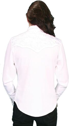 Scully Multi Colored Embroidered Yoke and Sleeve Western Shirt PL654C DEN *** in Kuwait