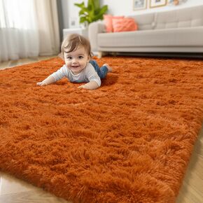 Amdrebio Blue Area Rugs for Bedroom, Fuzzy Fluffy Rug 5x8 for Living Room, Cute Plush Carpet for Kid Girl Boy Room, Shaggy Baby Rugs for Nursery, Shag Furry Corner Rug for Classroom, Turquoise Rug in Saudi Arabia