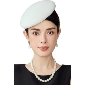 BABEYOND Fascinators Hats for Women - Tea Party British Felt Derby Ladies Church 1950s Pillbox Hat for Bridal Wedding Party in Kuwait